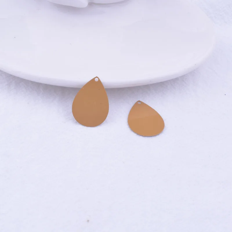 50 Stück AC11330 15*21mm Wassertropfen-Anhänger Schmuckzubehör für Ohrringe für Damen Bijoux – Detail 10