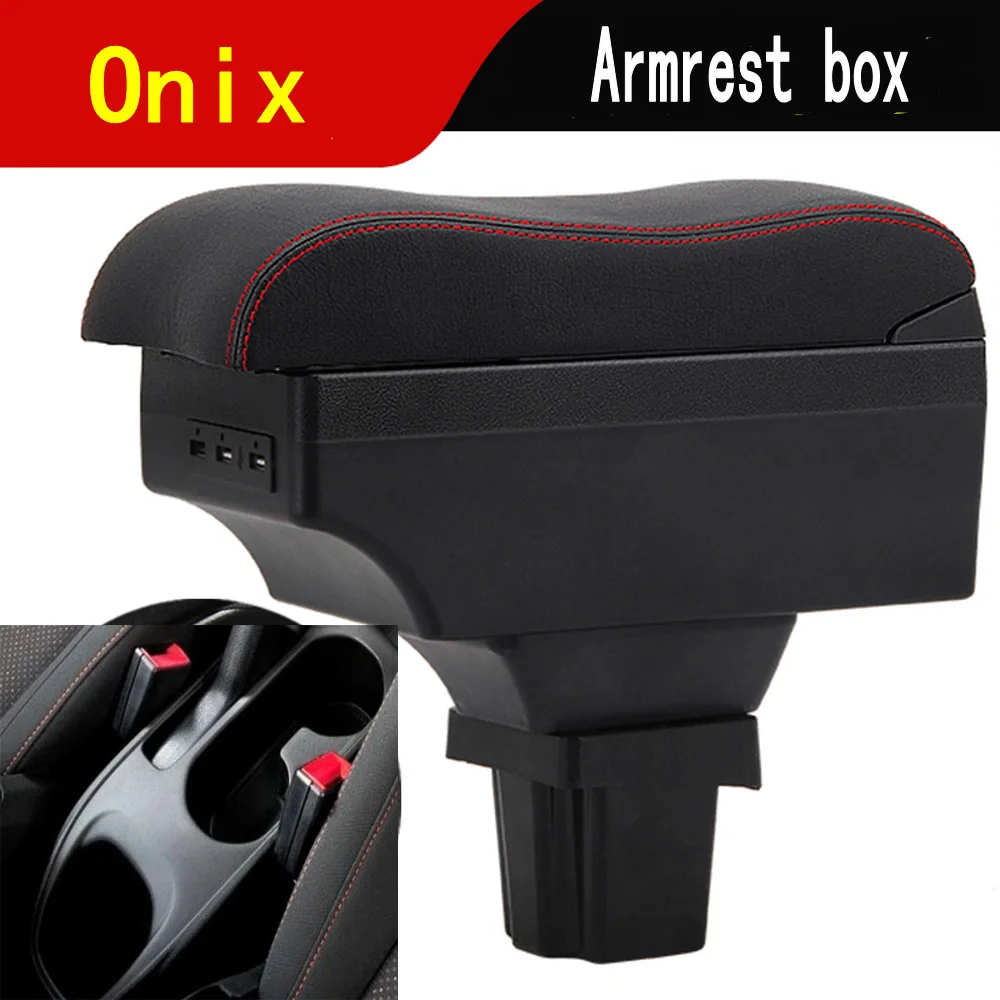 Centre Console Storage Prisma armrest Box For chevrolet onix Armrest Arm Rest Rotatable cobalt Car accessories