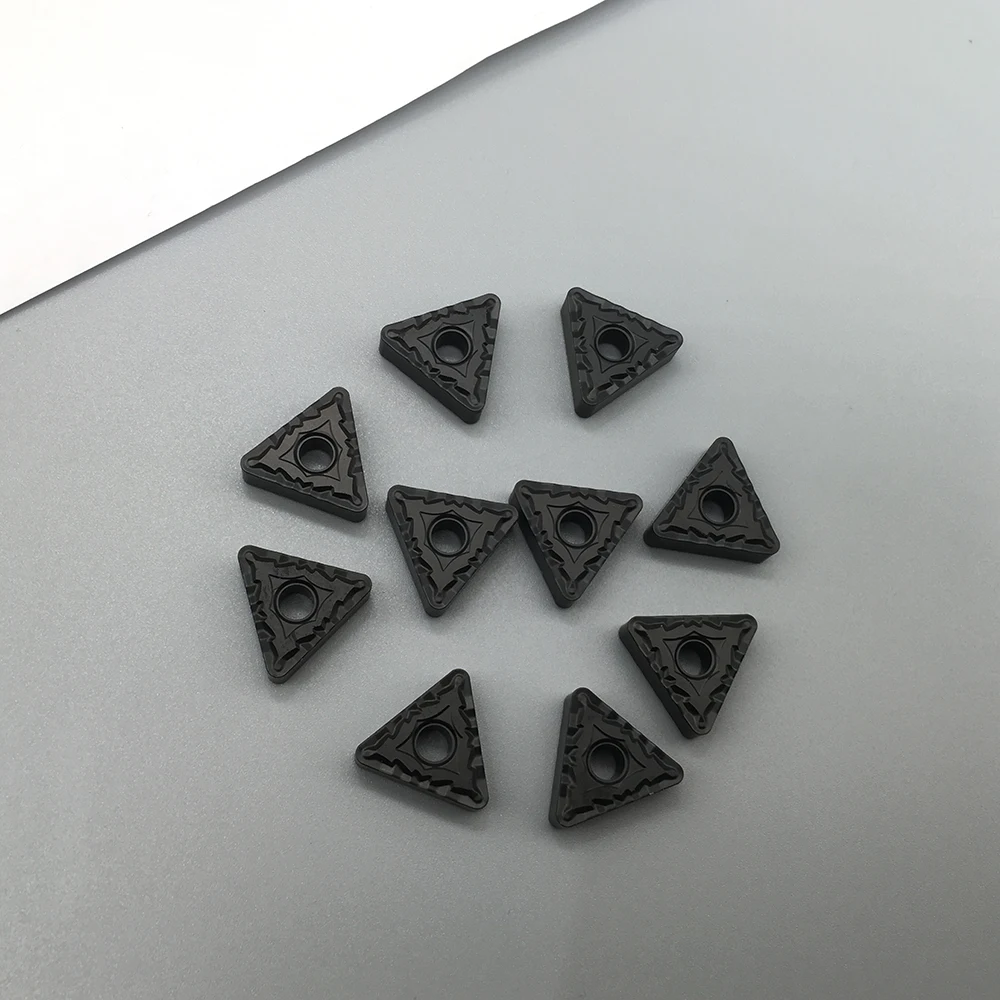 10PCS TNMG160412 CQ FT4125 คาร์ไบด์ชิ้นส่วนเหล็กกล้าเครื่องกลึงโลหะภายนอกเครื่องมือคาร์ไบด์แทรกเครื่องมือ