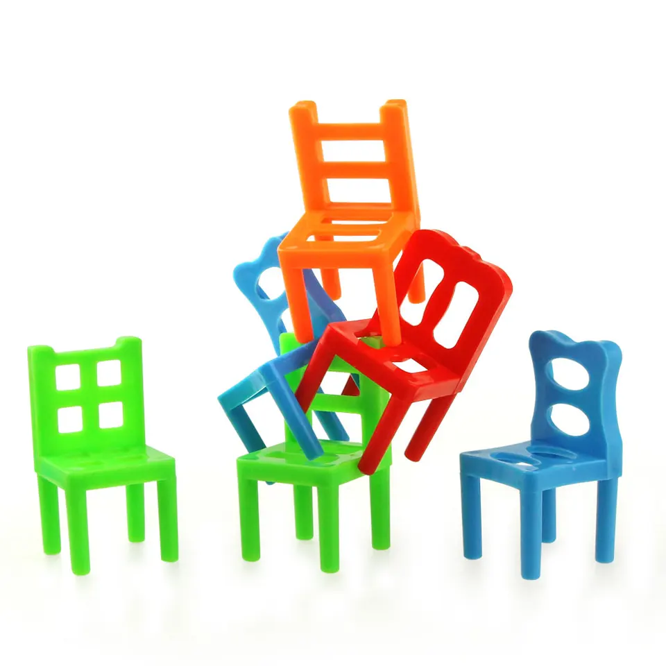 Yhjxly Lot de 42 mini chaises empilables - Tour d'équilibre - Jeu de 42 pièces - Pour fête amusante et éducative - Jouet familial pour filles, garçons et adultes Yhjxly Lot de 42 mini chaises empilables - Tour d'équilibre - Jeu de 42 pièces - Pour fête amusante et éducative - Jouet familial pour filles, garçons et adultes