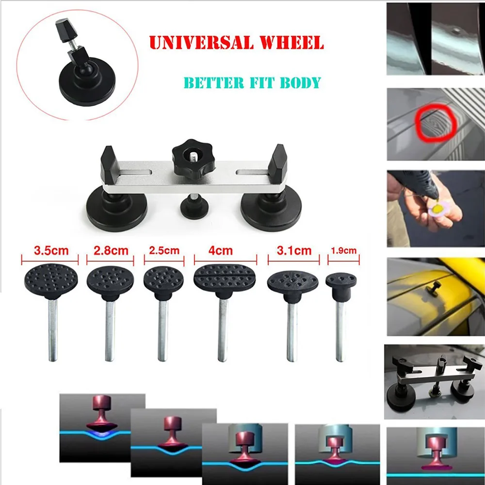 7Pcs Auto Repair Hand Tool Sets Auto Brug Dent Lijm Puller Tabs Remover Repair Hand Tool Kit Set