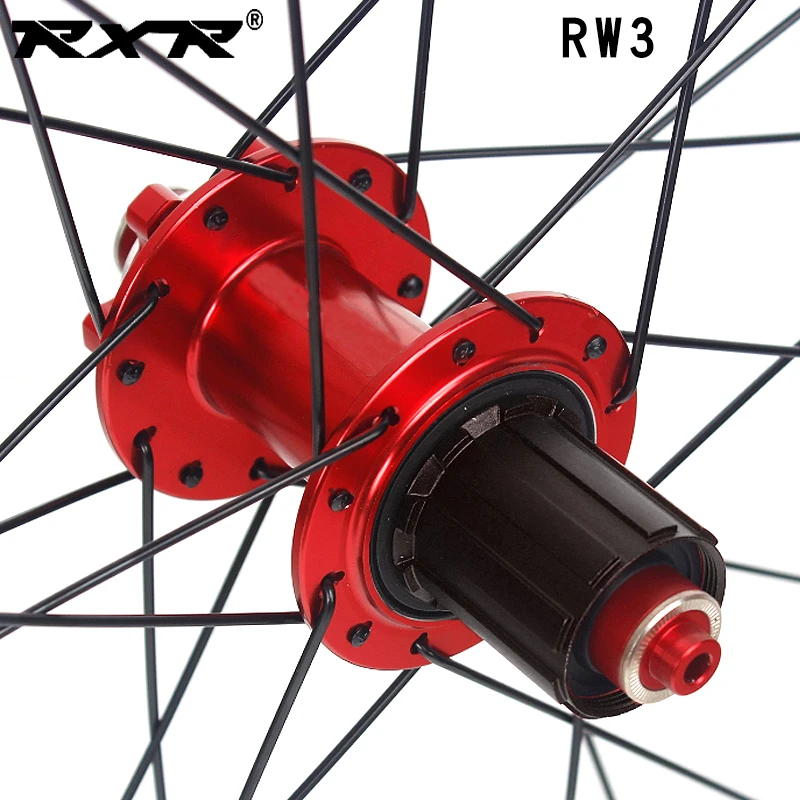 RXR Mountain Bike Wheels 26'' MTB Bicycle hubs 24Holes rw3 Disc Brake QR 7/11 Speed front 2 rear 4 bearings Alloy Wheelset