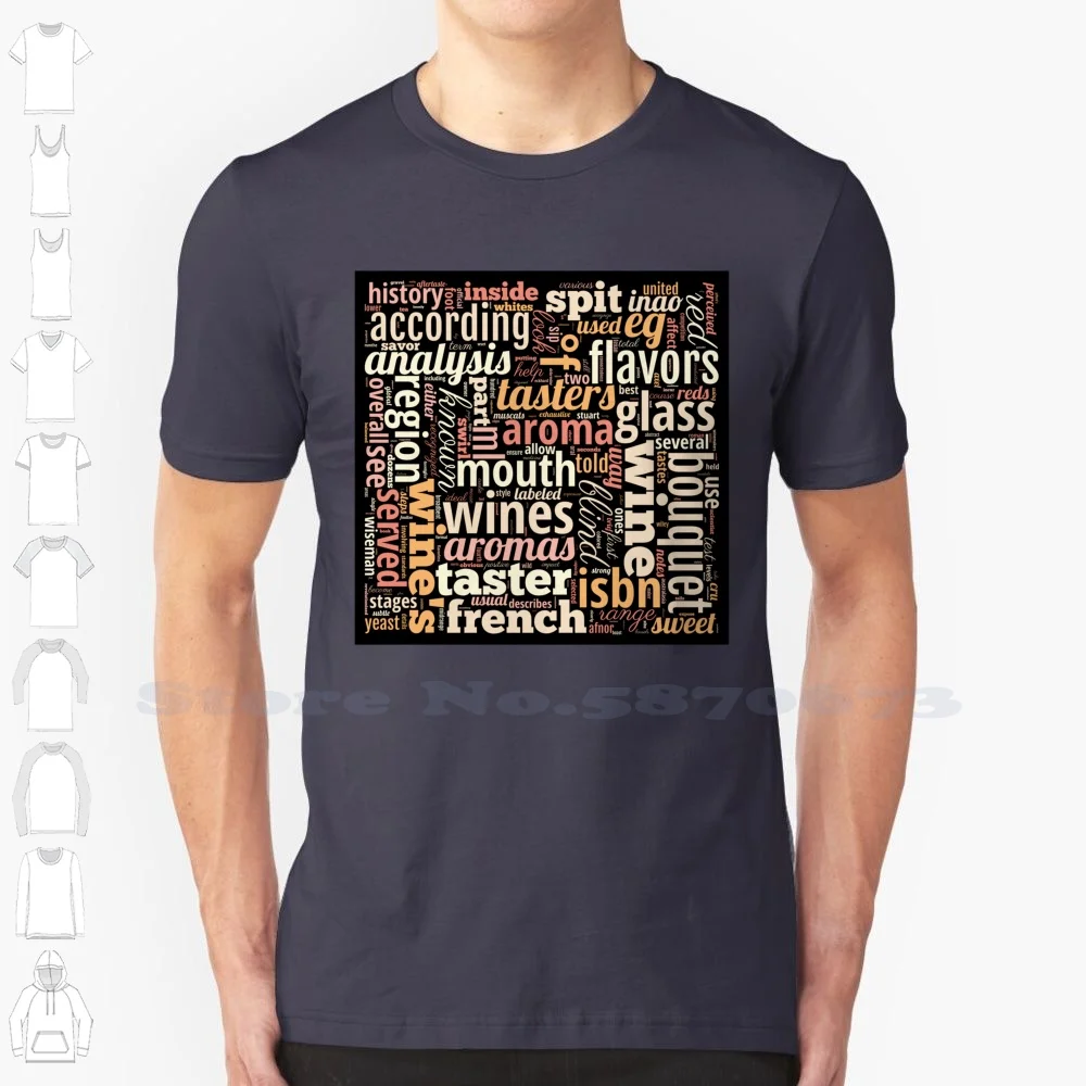 Wine-Typographic Composition-Hd-5 100% Cotton T-Shirt Letsgroovebaby Lets Groove Baby White Wine Champagne Glitter Crémant Red