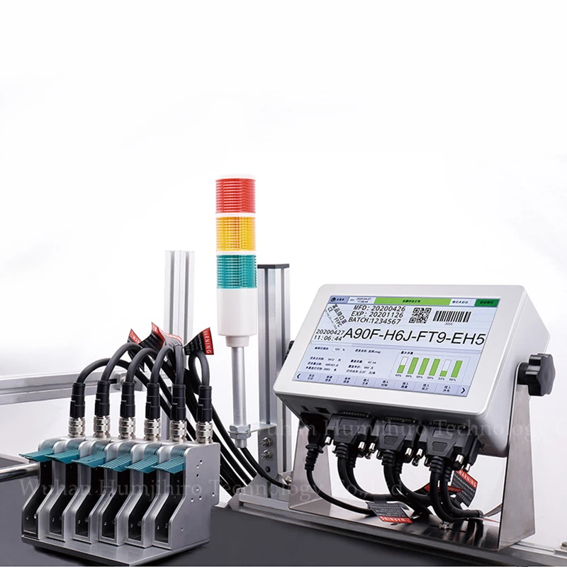 38.1MM-76.2MM 10-inch Online Inkjet Printer PC ConnectionQR Barcode Variable Date Expiry Date Number Logo Thermal Inkjet Printer