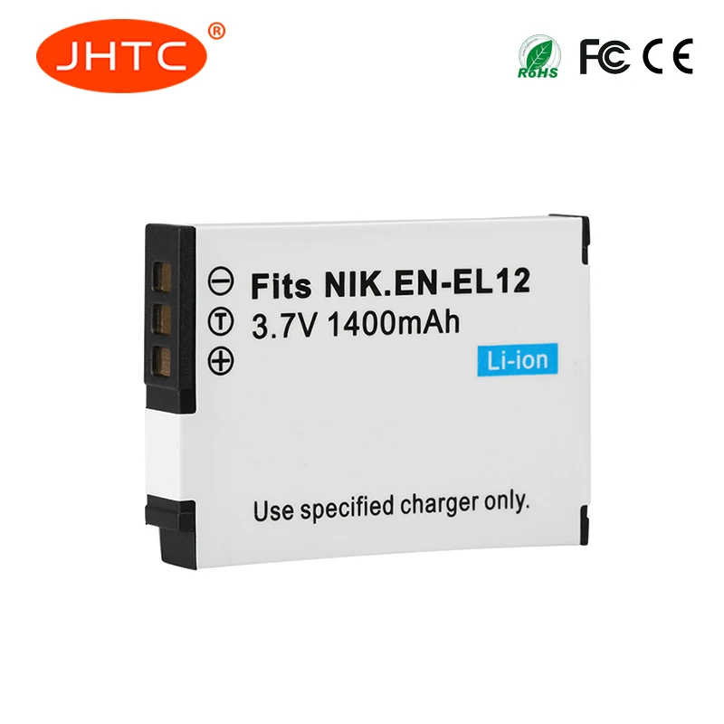 EN-EL12 1400mAh بطارية لنيكون CoolPix S610 S610c S620 S630 S710 S1000pj P300 P310 P330 S6200 S6300 S9400 S9500 EN EL12