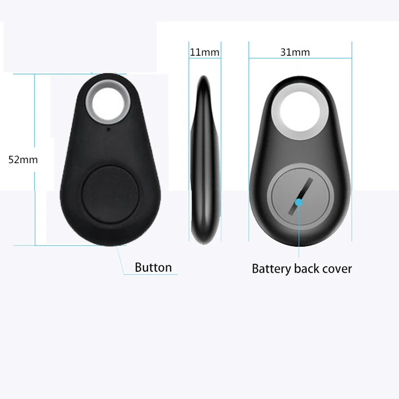 Pet Smart GPS Tracker Mini Anti-Lost Waterproof Bluetooth Locator Tracer For Pet Dog Cat Kids Car Wallet Key Collar Accessories