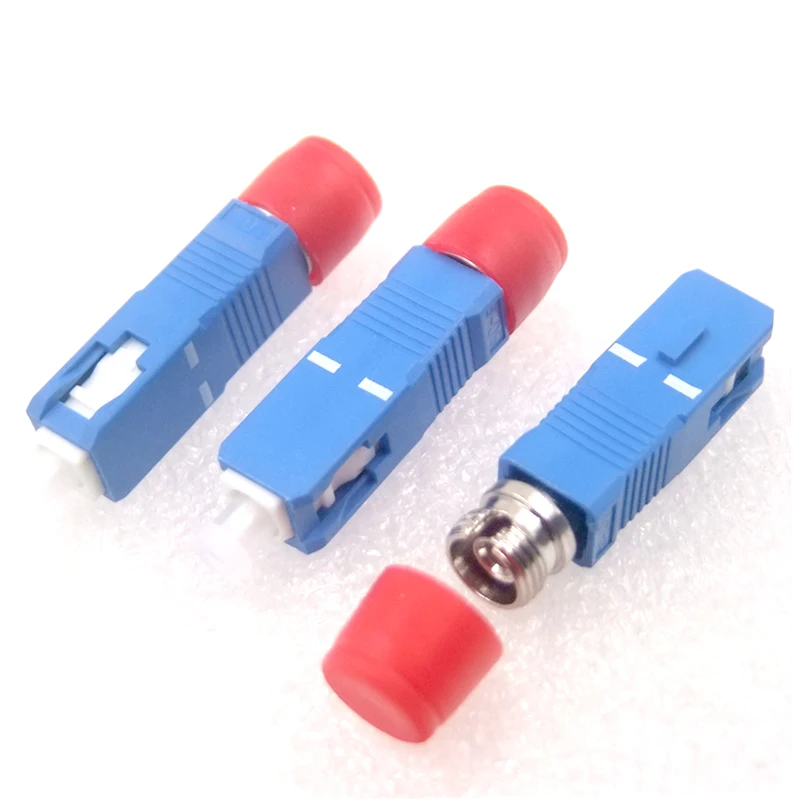 

GONGFENG 20PCS New Optical Fiber Connector Single Mode FC Female/SC Male Transfer head Flange Adapter Coupler Special Wholesale