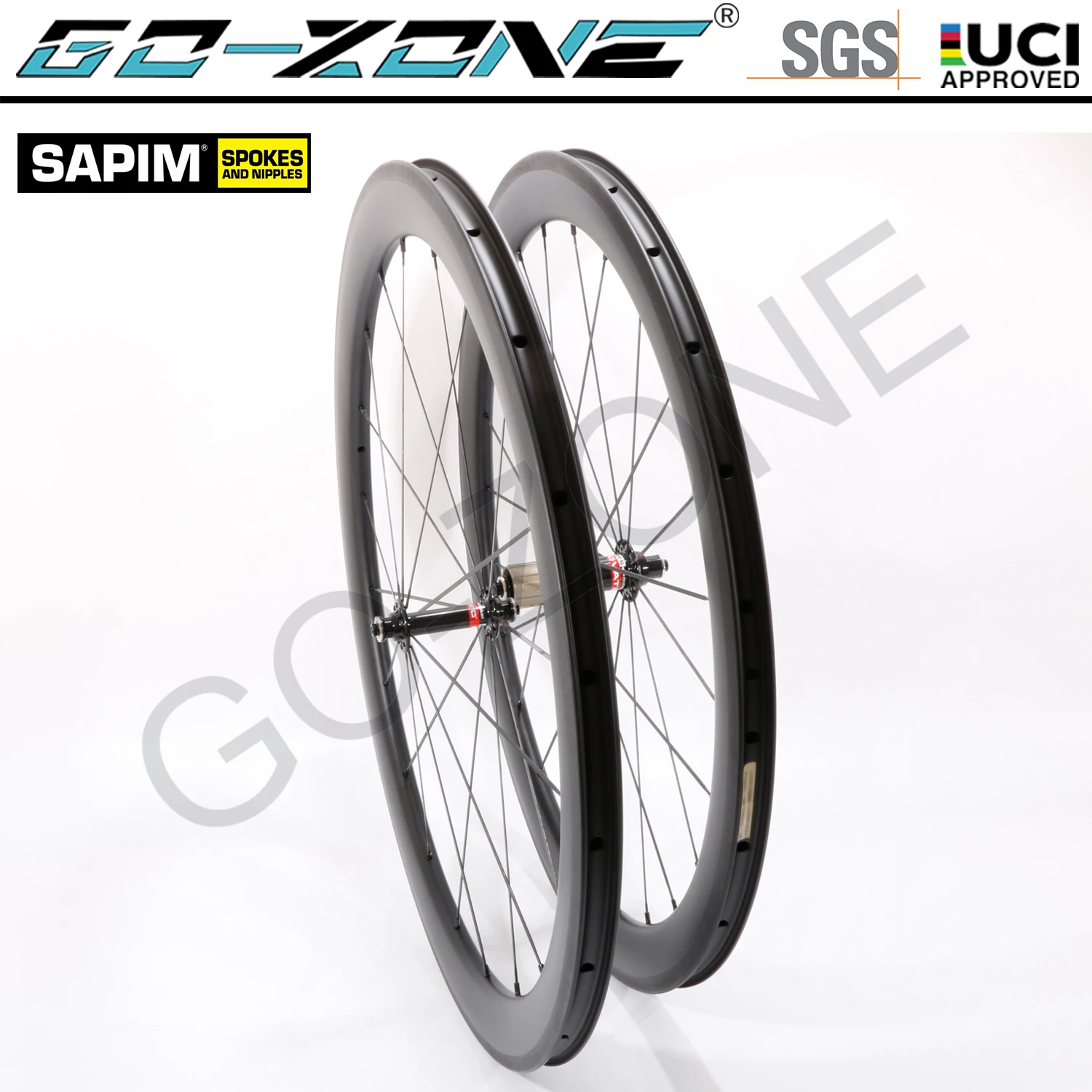 

26mm Rim Brake 700c Carbon Wheelset Clincher Tubeless Tubular UCI Quality Novatec 291 482 SL Sapim Carbon Road Rim Brake Wheels