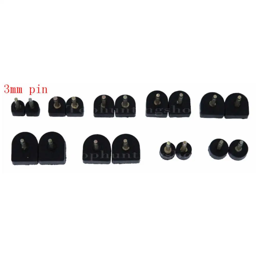 9 Size 5 Pairs/lot 3mm Pin High Heel Shoes Dowel Stiletto Repair Replacement Tips Taps Pins Lifts heel Protector Noiselessness
