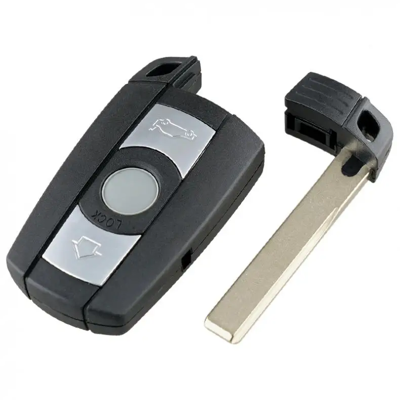 3 Buttons Car Key Fob Shell Insert Key Remote Case Cover Fit for BMW 1 120 E60 E61 E70 E81 E87 3 320 E90 E91 E92 5 X1 X5 X6 Z4