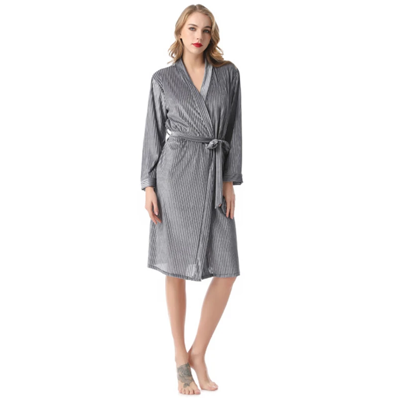 Explosive night gown autumn new ladies Japanese kimono robe wedding ночнушка soft winter home wear casual fashion sleepwear 2020