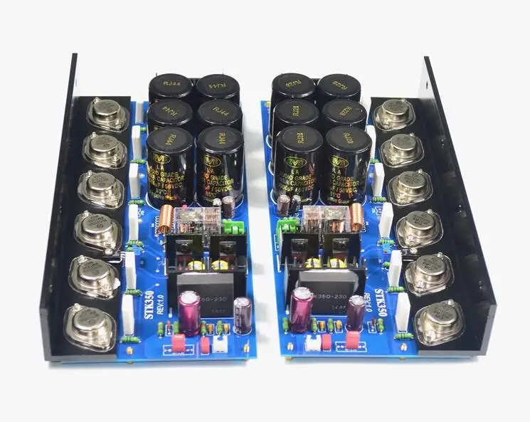 T350 high power amplifier board HIFI fever grade gold seal 12 tube 300W + 300W finished board (1 pair)