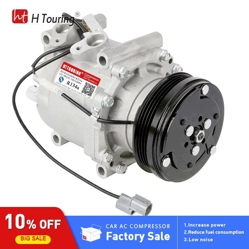 

For Honda Civic Civic Del Sol L4 1.5L 1.6L 1994 1995 TRS09 AC Compressor 38800-P06-A02 38800-P2F-A01 38810-P06-A04 38810-P06-A05