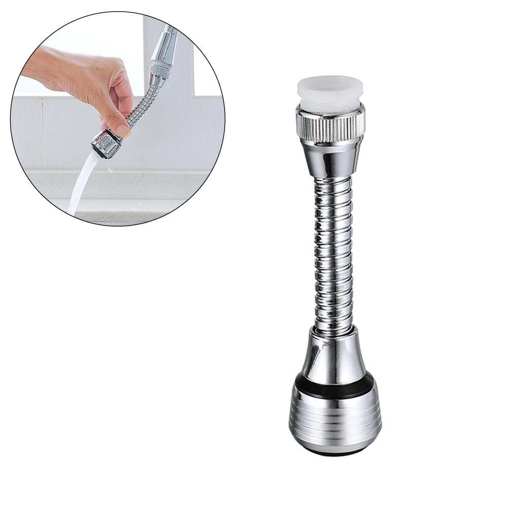 360 Degree Rotatable Faucet Tap Nozzle Filter Adapter Water Saving Filter Sprayer for Bathroom Kitchen
