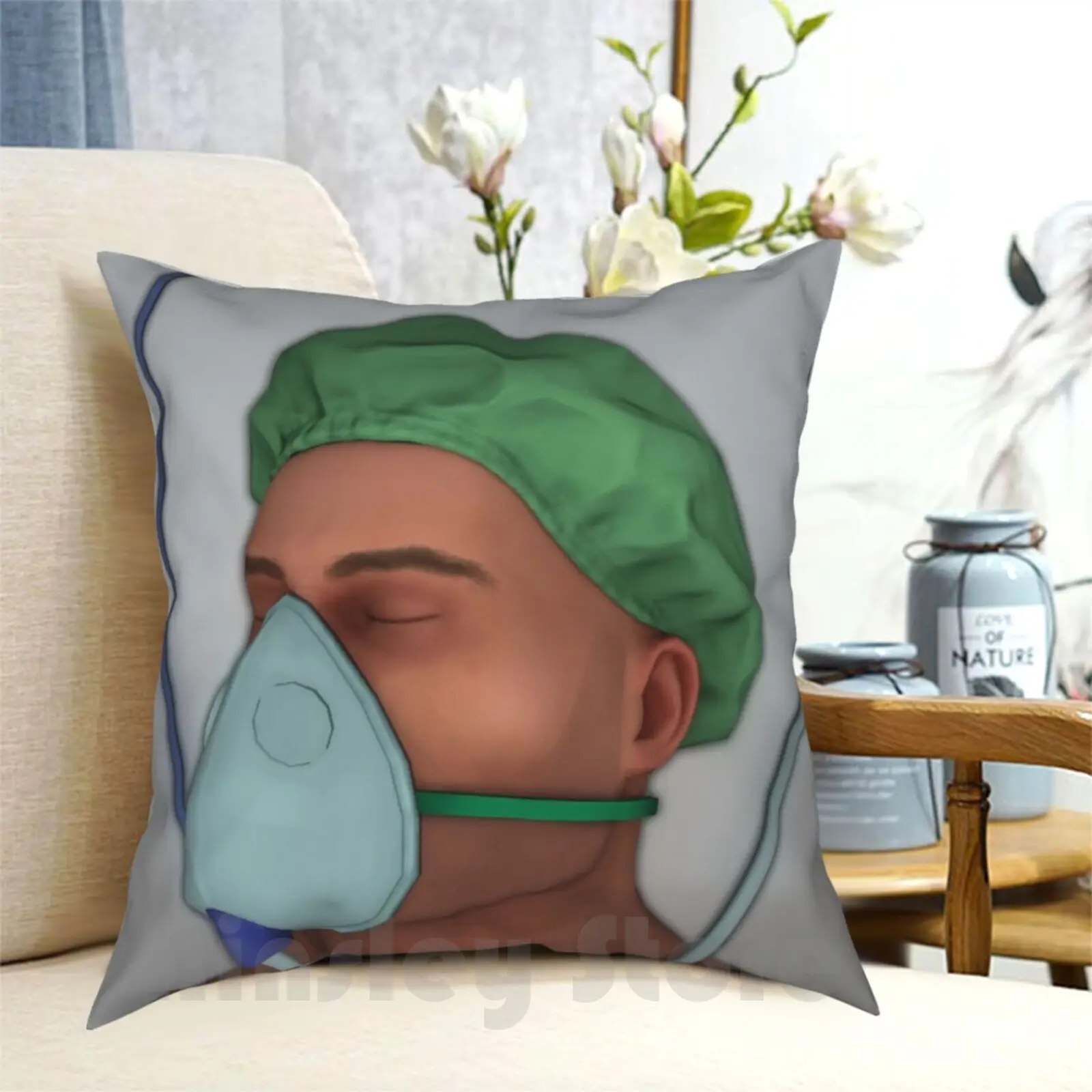 Surgeon Simulator 'Bob'-Official Merchandise Pillow Case Printed Home Soft Throw Pillow Surgeon Simulator Surgeon Heart