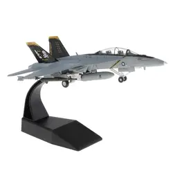 1/100 Scale F/A-18 Strike Fighter Plane Diecast Display Model Metal Fighter American Military Model with Stand