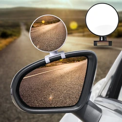 Universal Angle Adjustable Car Mirrors Round Convex Blind Spot Mirror Auto Rearview Reverse Side Mirror Parking Accessories