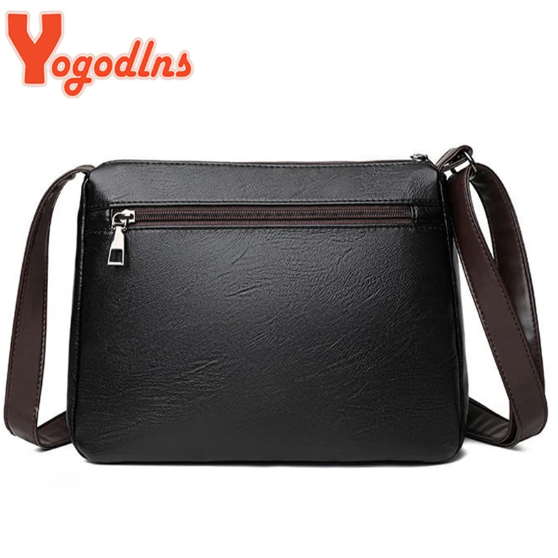 Yogodlns torebka Vintage na ramię dla kobiet ze skóry PU torba Crossbody wielofunkcyjna torba kurierska mała torba kwadratowa torebka mama