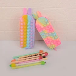 Pop Its pencil cases kawaii estuche cute pencilcase school supplies astuccio bag stationery kalemlik fundas estuches escolares