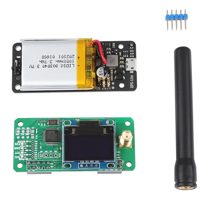 New UPS Lite Module + MMDVM Hotspot UHF VHF UV Make MMDVM Portable For P25 DMR YSF DSTAR NXDN Raspberry Pi Zero W