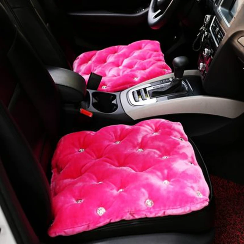 

1PC Front Rear Car Seat Covers Faux Fur Cushion Winter New Plush Car Pad Seat Covers Flocking for Mercedes-Benz BMW Audi