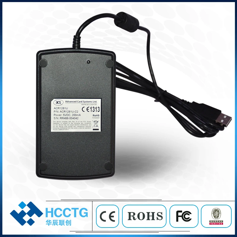 Low Cost ISO 14443 Type A & B USB UID Contactless Smart Card Reader ACR1281U-C2