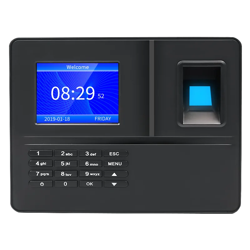 Donnwe F30 USB Employees & Adminis Support Biometric Time Attendance Clock Recorder