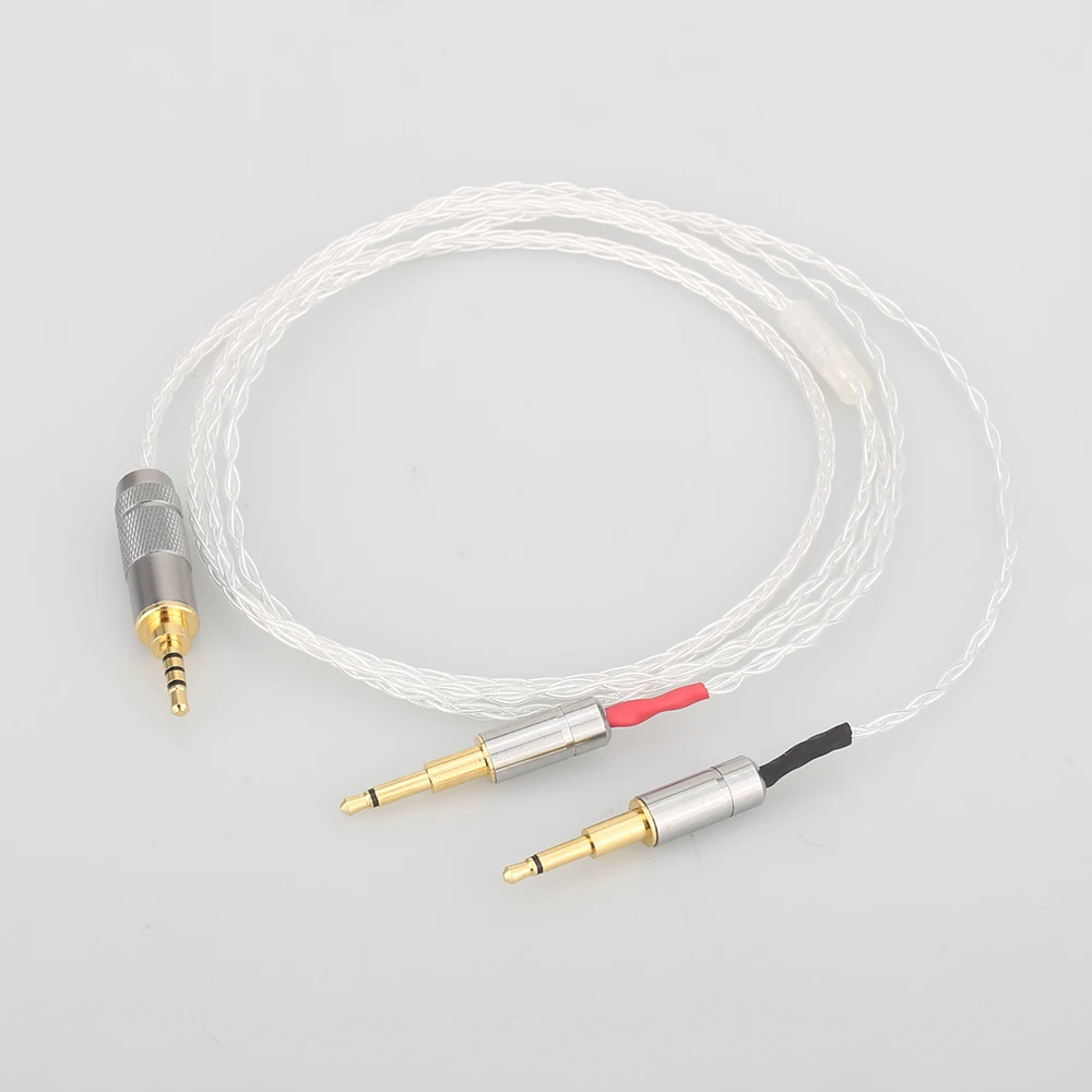 

Audiocrast 2.5mm 8core Silver Plated Headphone Upgrade Cable for HE1000 HE400S HE560 Oppo PM-1 PM-2