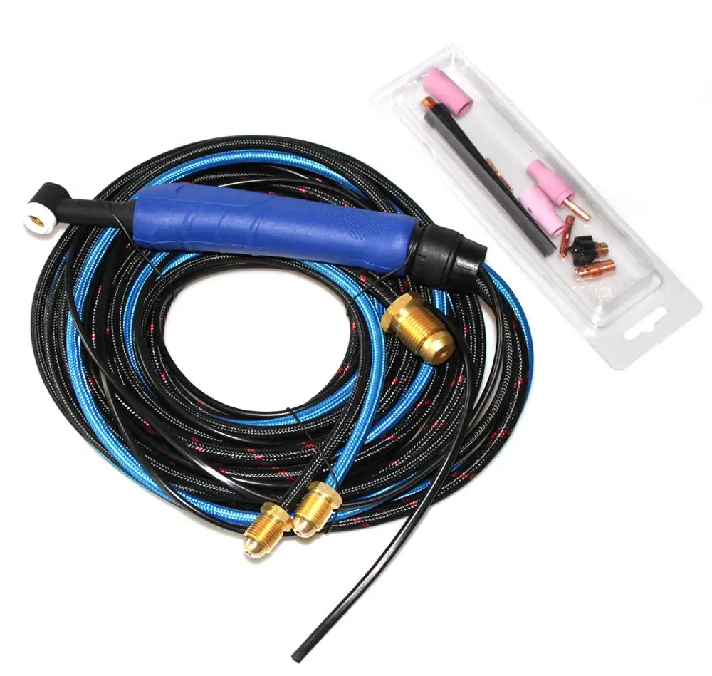 Гофонарь TIG WP20-12ft с водяным охлаждением, 250 А, с соединением в США