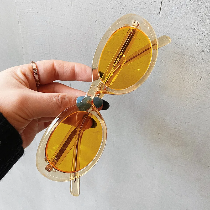OEC CPO Vintage Cat-Eye Sonnenbrille für Damen, Modische Kleine Trendige Brillen, Punk-Elegante Sonnenbrillen für Frauen, Damen-Sonnenbrillen Oculos De – Detail 19