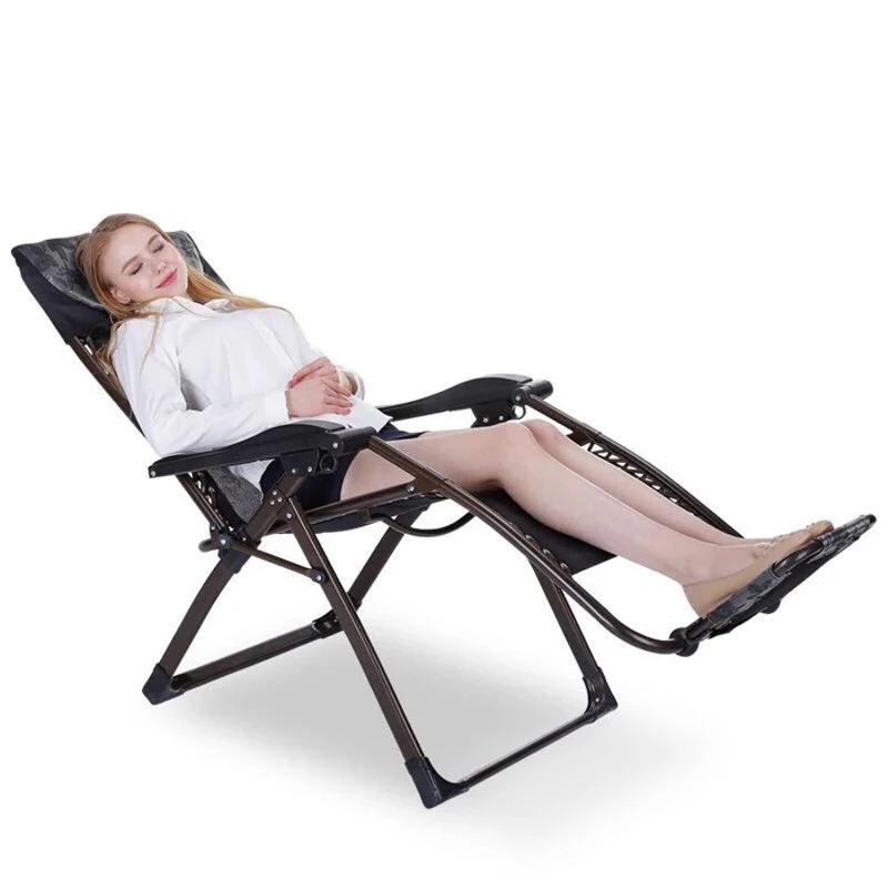 Chair Rocking Chair Balcony Leisure Beach Chair Adult Folding Lunch Break Leisure Lounge Chair Furniture Bearing Up To 180kg