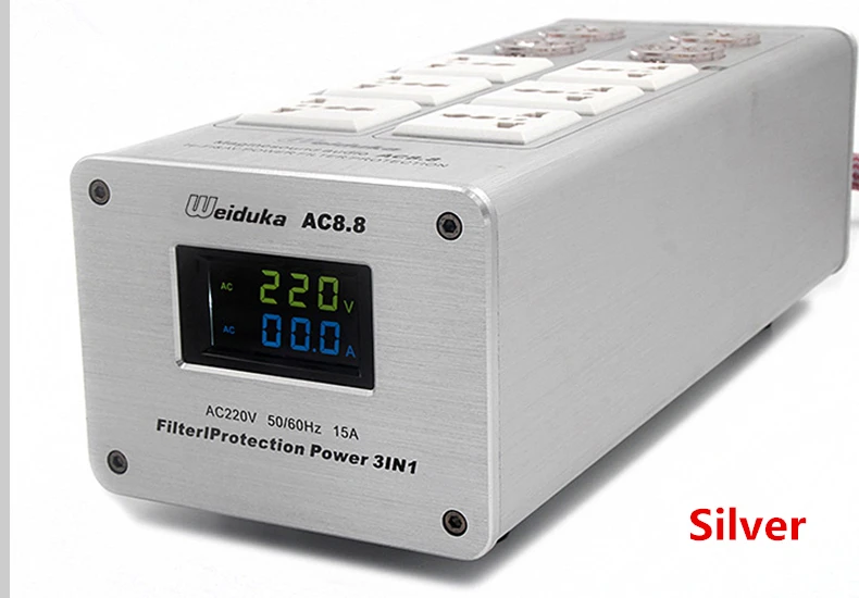 new-high-end-audio-noise-filter-3000w-ac-power-conditioner-power-filter-power-purifier-led-voltage-display-ac88