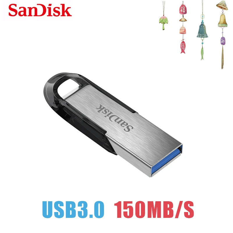 

Двойной Флеш-накопитель SanDisk USB 3,0 256 ГБ 128 Гб 64 ГБ 32 ГБ оперативной памяти, 16 Гб встроенной памяти, 512 ГБ флеш-накопитель в виде ключа оригинальный CZ73 ультра Flair ручка накопители флешки, бесплатная доставка