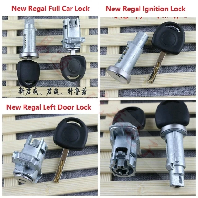 For Buick Serials Lacross Car Central Door Lock Core For Cruze Regal Ignition Lock Replace with Key Front Left car lock Core