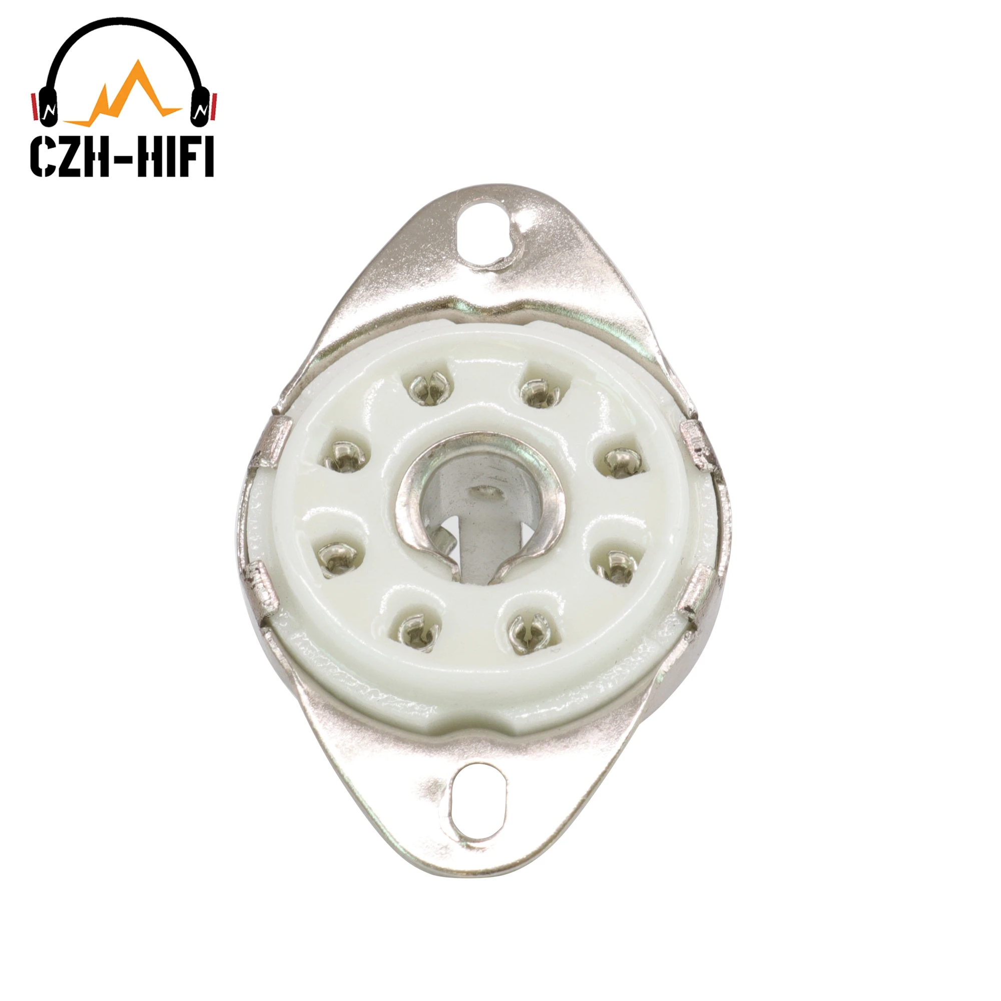 1pc 8-polige Keramik rohr buchse Ventil fuß Power Lampen buchse für 5 b254 c3g 7 n7 ef22 Vintage Audio verstärker DIY Chassis Leiterplatte halterung – Detail 14