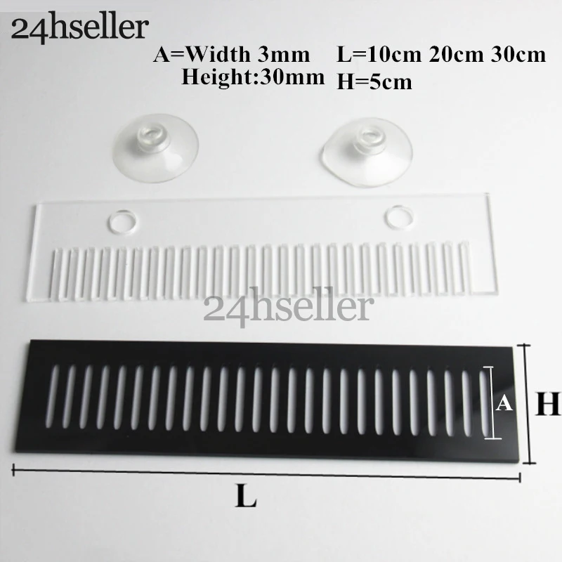 The overflow tank is suitable for overflow acrylic fish comb filter Removable Overflow combs. Fish tank over water board.