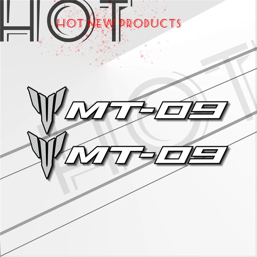 Stickers Motorcycle bicycle fuel tank sticker wheel helmet MOTO waterproof reflective logo decal For Yamaha MT-09 mt09 mt 09