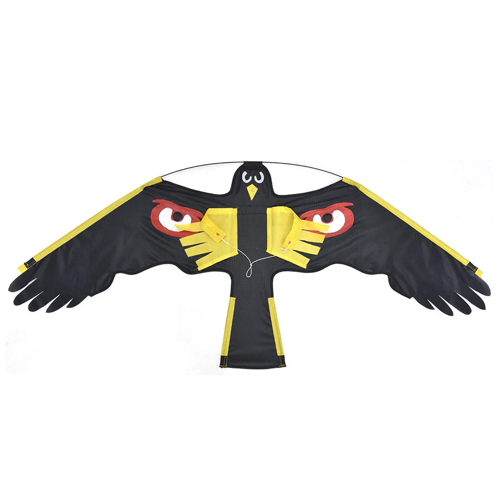 

Kite Lifelike Reflective Eye Scarecrow Gardening Bird Scare Kite Reflective Flying Hawks Bird Scarer with Kite String