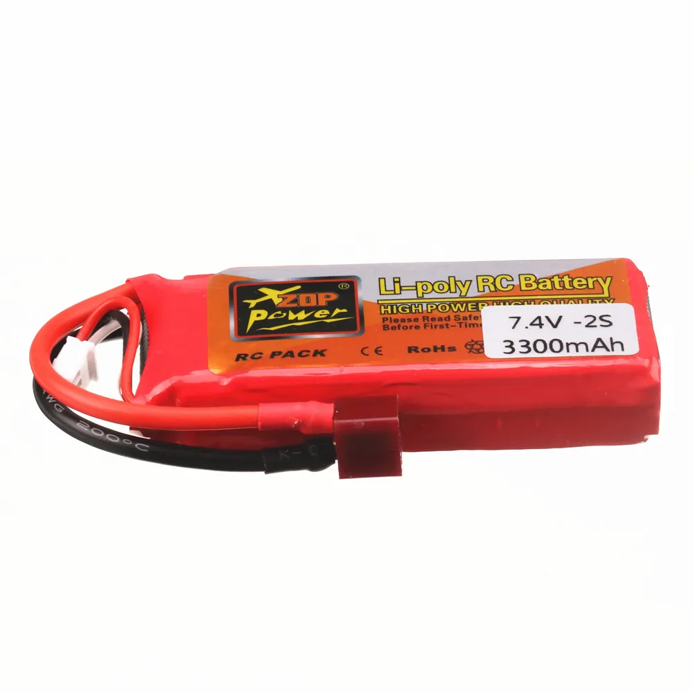 Batería Lipo de 7,4 V para WLtoys 144001 2,4G, piezas de repuesto para coche de carreras RC, 2S, 7,4 V, 3300mAh, para Wltoys 12428, 1-5 Uds.