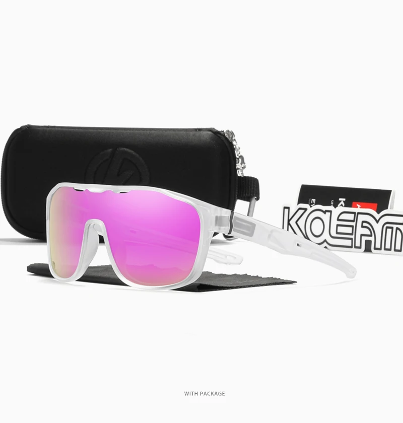 KDEAM reduziert Windage, polarisierte Herren-Sonnenbrille, Sport-Einteiler, mehrschichtige Beschichtungsbrille, Spiegel, Kategorie 3 – Detail 24