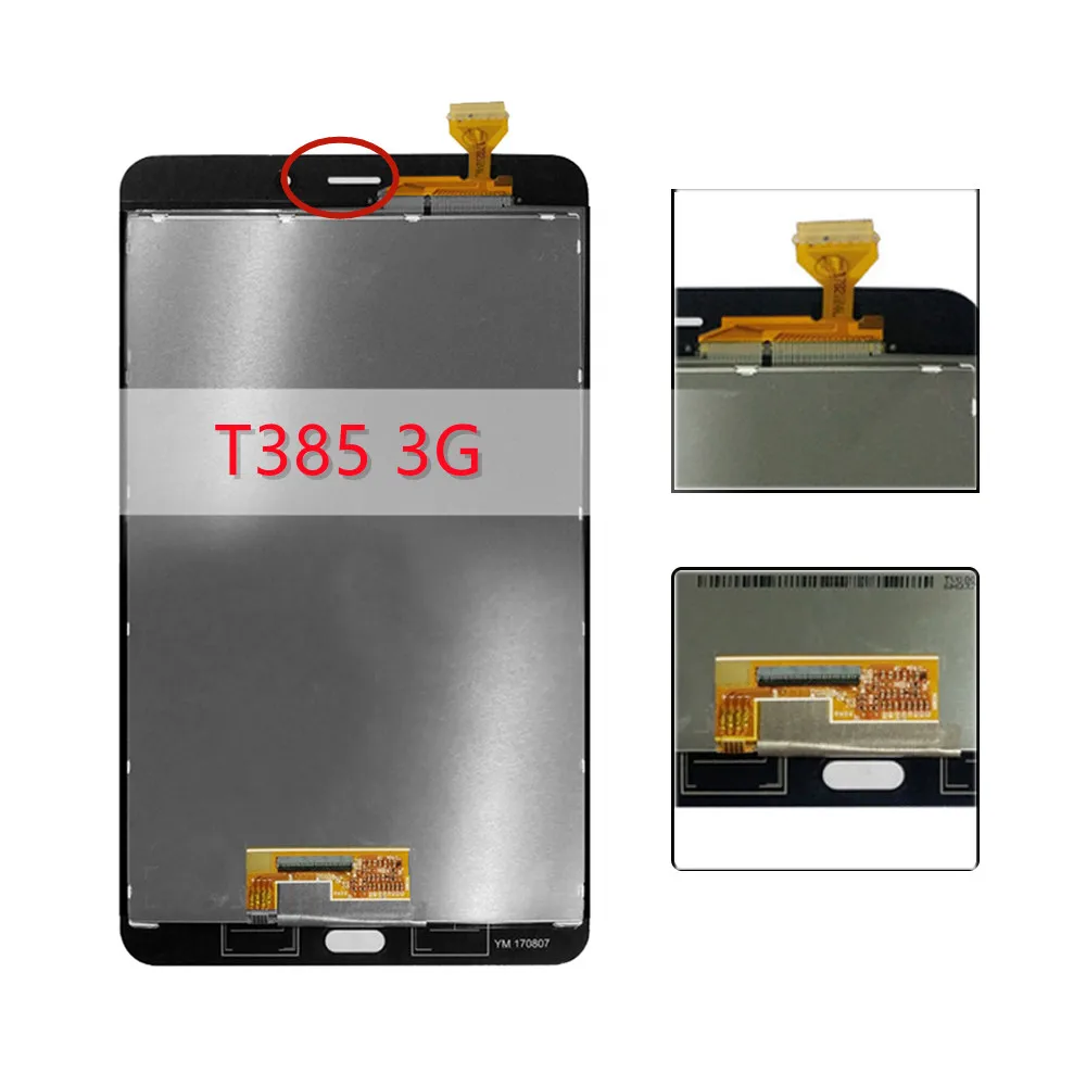 

8'' LCD Touch For Samsung Galaxy Tab A 2017 8.0 SM-T385 T385 3G SM-T380 T380 Wifi LCD Display Touch Screen Digitizer Assembly