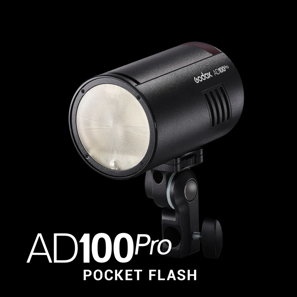 مصباح فلاش للجيب من Godox طراز AD100Pro 2.4GWireless 100 واط مصباح يدوي لكاميرا سوني نيكون كانون بينتاكس فوجي أوليمبوس باناسونيك DSLR