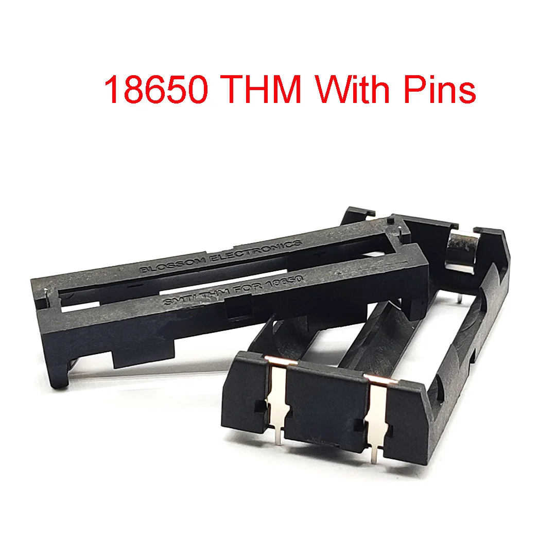 18650 Battery Holder THM With Pins 18650 Battery Box 18650 Storage Case 18650 THM