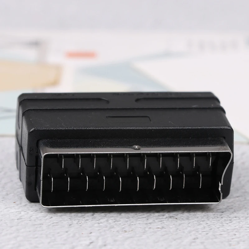 RGB scart на 3 RCA S-видео sdapter Композитный RCA SVHS AV ТВ аудио конвертер