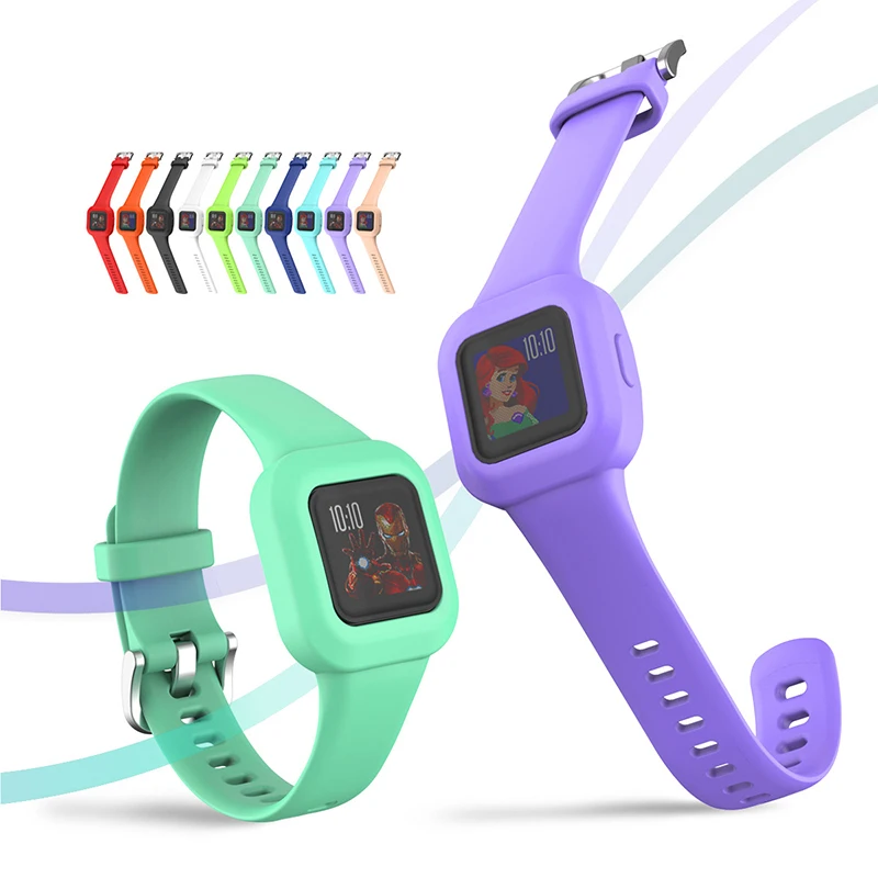 Fivstr 1 anel de substituição para garmin fit jr3, pulseira de relógio inteligente, pulseira de silicone, pulseiras de relógio fit jr 3, acessórios