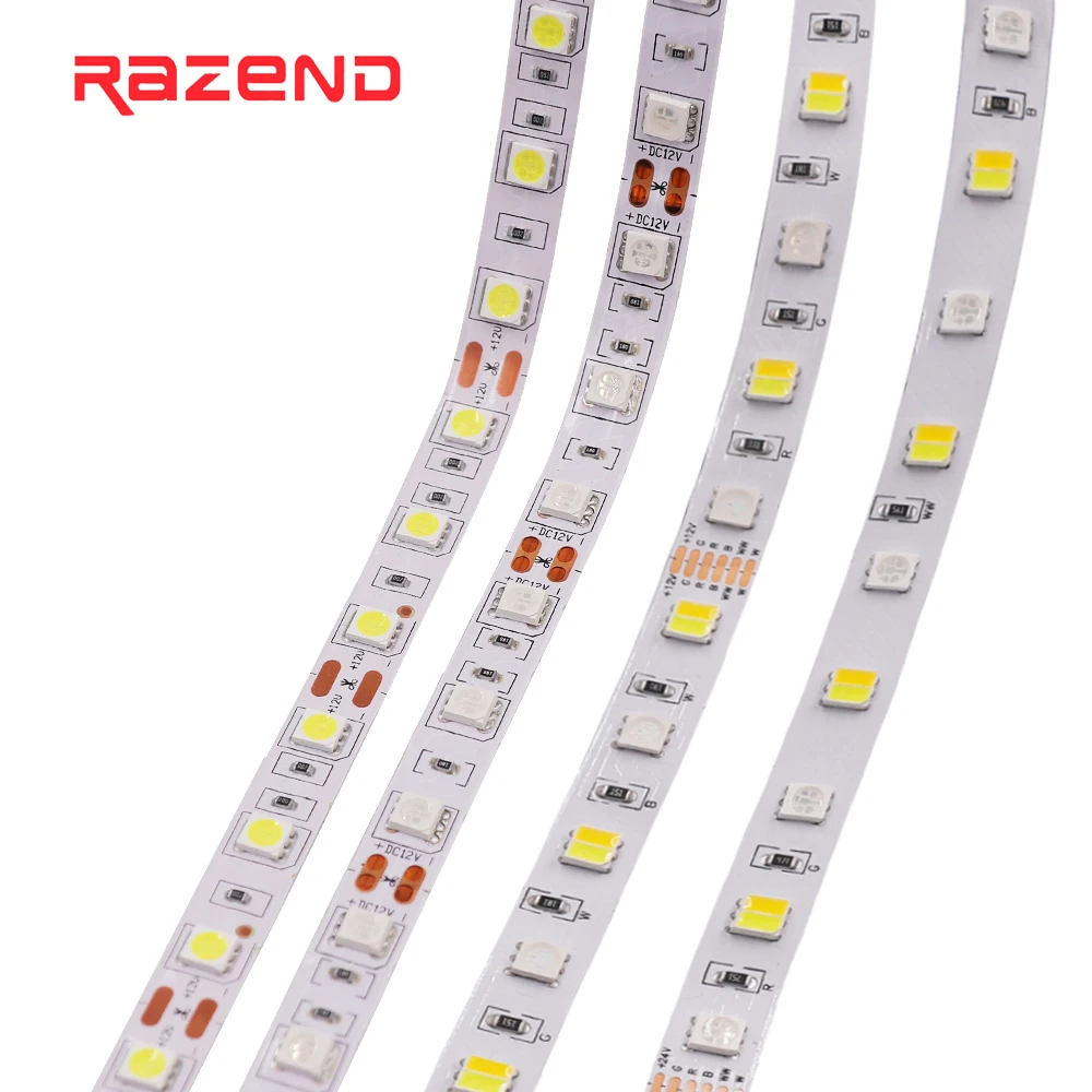 

LED Strip 5050 12V Flexible LED Light RGB CCT RGBCCT RGBWW 5m 300LEDs 60LEDs/m DC12V 5m/lot Waterproof Tape Lights Strips