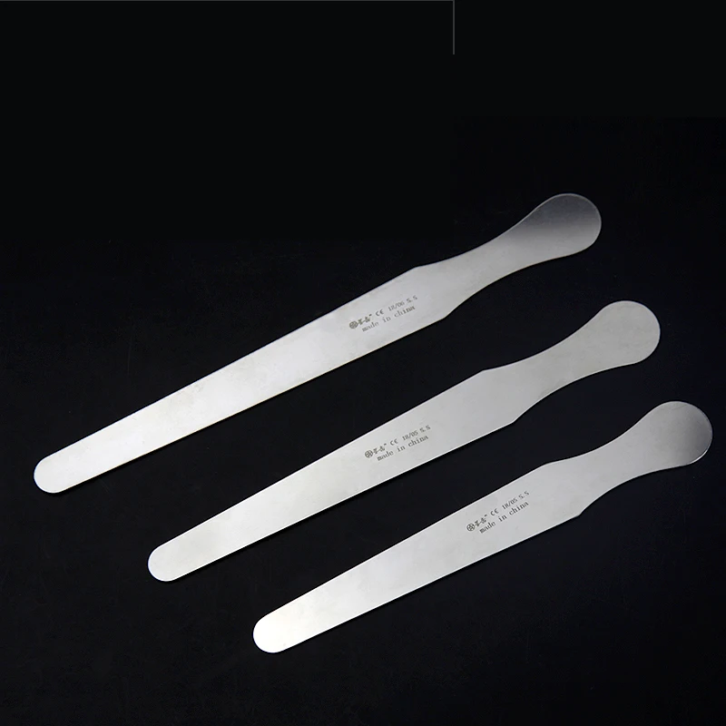 

Stainless Steel Tongue Depressor Oral Inspection Tongue Depressor Child Oral Muscle Tongue Depressor Mixing Tablet 14cm16cm18cm