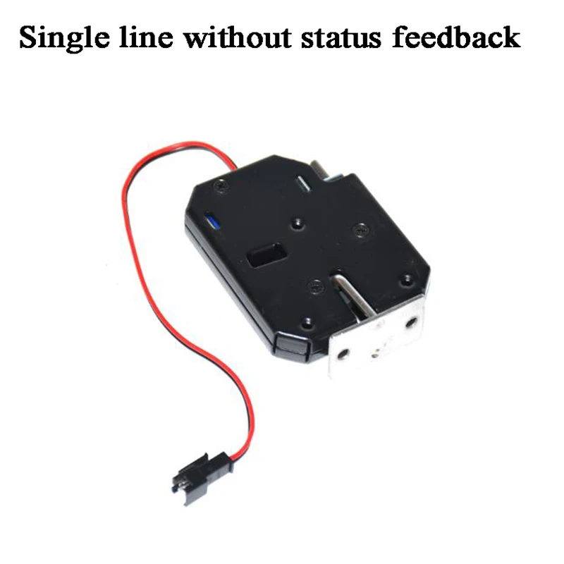 Pestillo eléctrico magnético de 12V y 2A, dispositivo de bloqueo de gabinete, señal de cajón, retroalimentación, apertura automática, conector SM2P,