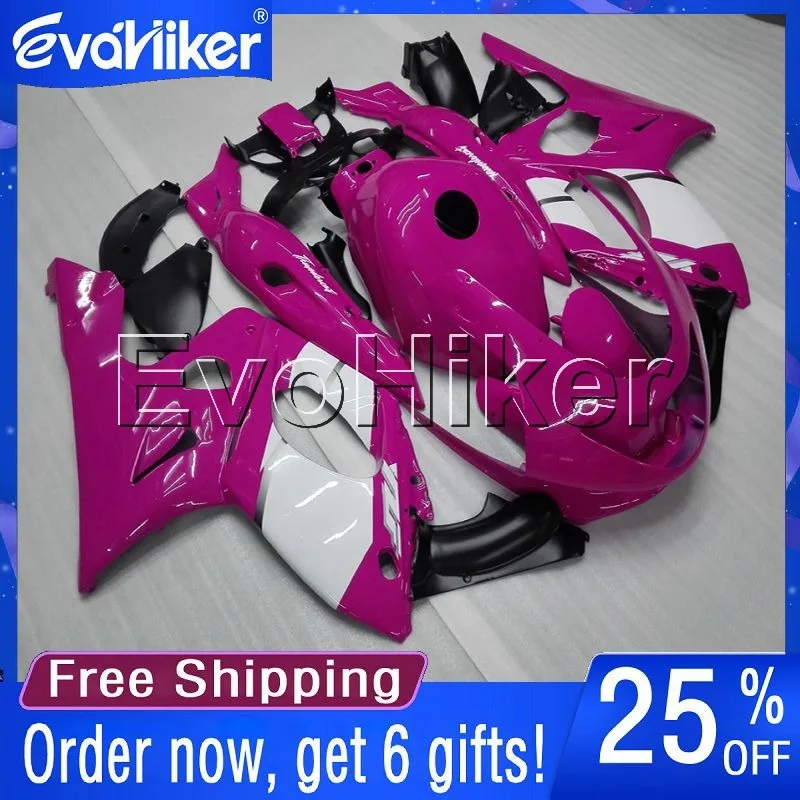 Custom motorcycle cowl for YZF600R 1997-2007 1998 1999 2000 2001 2002 2003 2004 2005 2006 ABS fairing pink+gifts