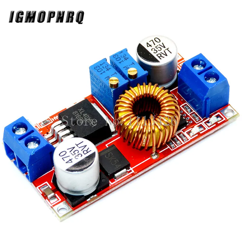 2 in 1 XL4015 5A Adjustable Power CC CV Step-down Charge Module LED Driver Voltmeter Ammeter Constant current constant voltage